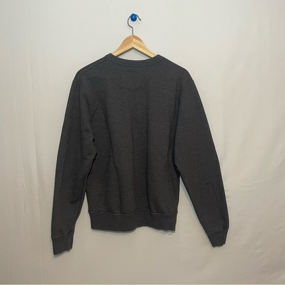 CLASSIC Fleece Crew, C Logo Long Sleeve Unisex Sweater Champion | Dark Grey - Picture 5 of 6